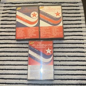 The All American Pop Collection Cassette tape bundle